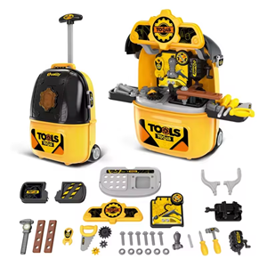 ست اسباب بازی میز ابزار 2 در 1 چمدانی کودک Tools Set Kit Toys_اسباب بازی مشاغل